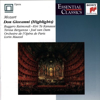 W.A. Mozart/Don Giovanni-Hlts@Raimondi/Kanawa/Berganza/Dam@Maazel/Paris Opera Chorus & Or